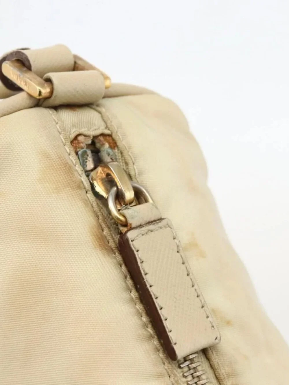 Prada brand	prada color	beige